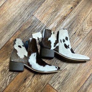 Cowhide Booties